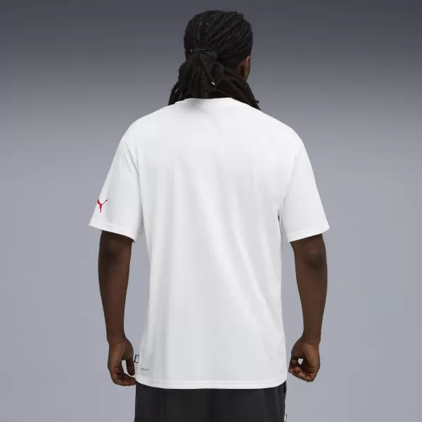  Herren-T-Shirt PUMA HOOPAVERSE TEE 3 632891-01 PUMA WEIß 
