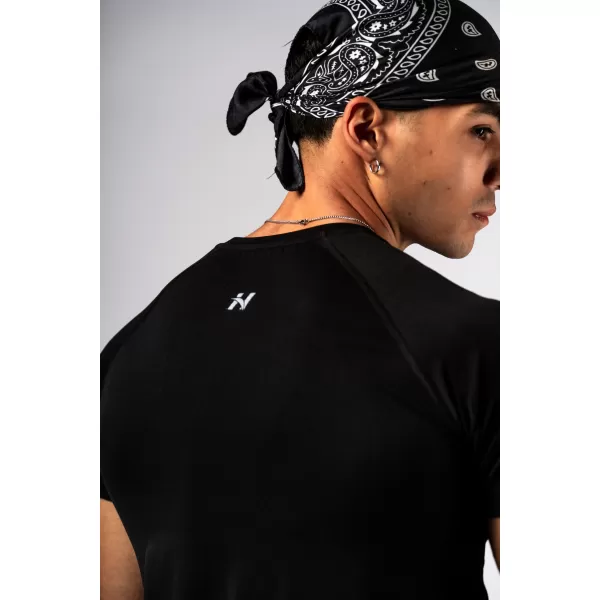  Nahtloses T-Shirt mit kurzen Ärmeln POWER 900 BLACK Nebbia 