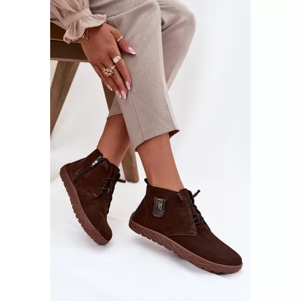  Damenschuhe ZAZOO 30072 SCHOKOLADE 