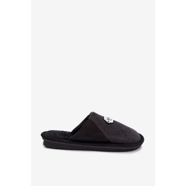  Herrenhausschuhe BOTO PRESINE 40744 SCHWARZ 
