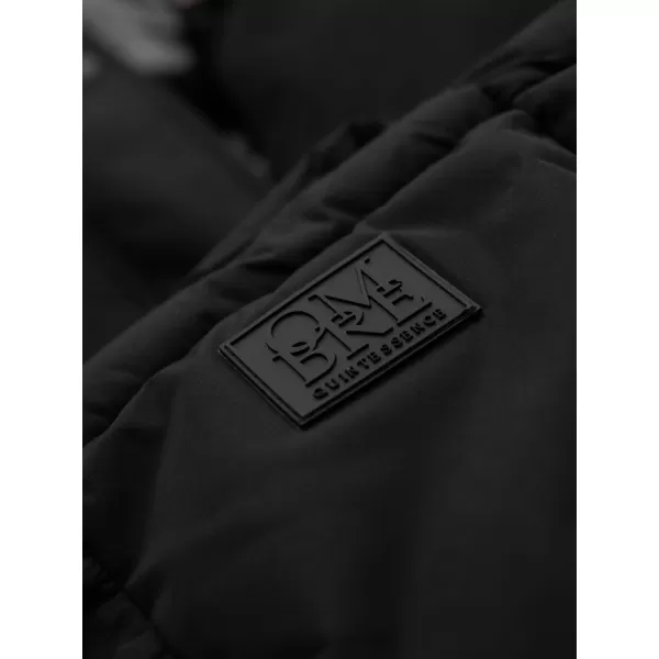  Herren-Winterjacke OMBRE OM-JALJ-0309 SCHWARZ 