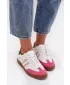 Damen-Sneaker ZAZOO N1318 ROSA/WEIß/GRÜN
