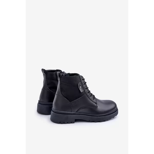 Herrenschuhe BIG STAR OO174166 SCHWARZ Big Star Shoes 