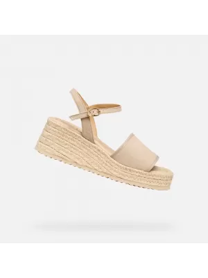 Damensandalen GEOX ALEMERIA G012887 BEIGE