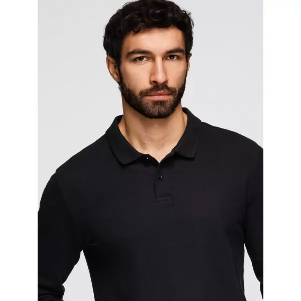 Herren-T-Shirt OMBRE OM-POBL-0162 SCHWARZ 