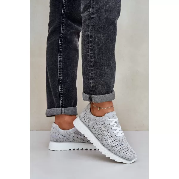  Damenschuhe D&A LR51-635 SILBER 