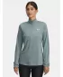 Damen-T-Shirt UNDER ARMOUR TECH 1/2 ZIP- TWIST 1384225-587 BLAU