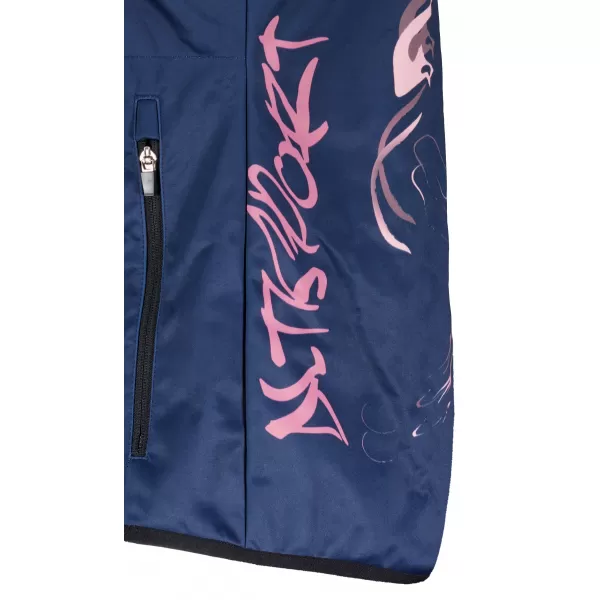  Premium-Softshelljacke für Damen ALTISPORT VOJ/ALW064JACK01 BLAU ROSA 