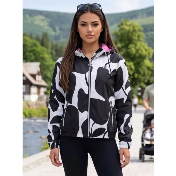  Damenjacke ALTISPORT HELSIE SCHWARZ/WEIß 