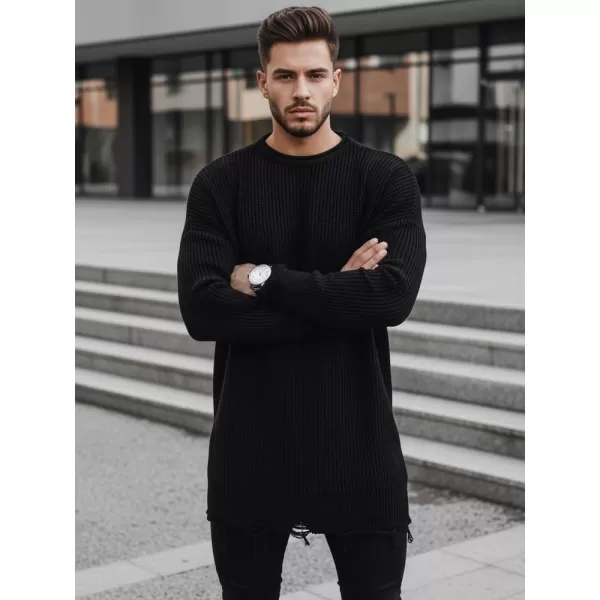  Herrenpullover DSTREET WX1962 SCHWARZ 