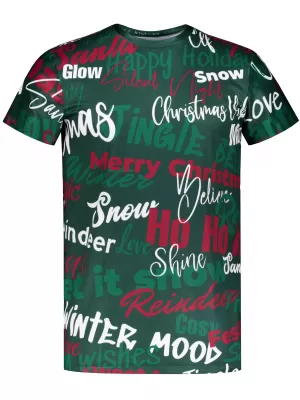 Herren-Weihnachtsshirt Premium ALTISPORT VOJ/ALMVN9TR06 GRÜN