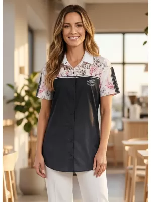 Premium-Shirt für Damen ALTISPORT VOJ/ALW008KOS01 SCHWARZ