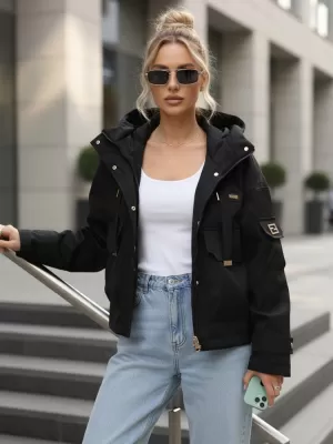 Damenjacke DSTREET TY5636 SCHWARZ
