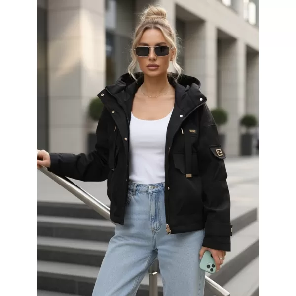  Damenjacke DSTREET TY5636 SCHWARZ 