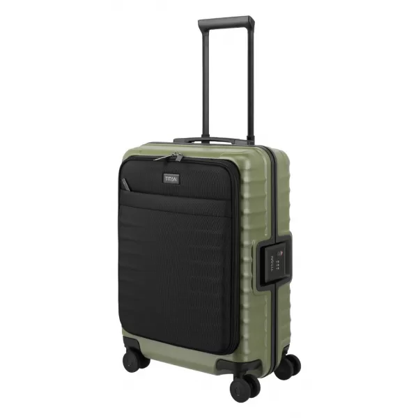  Koffer TITAN Overseas S Front pocket Forest green WALDGRÜN 