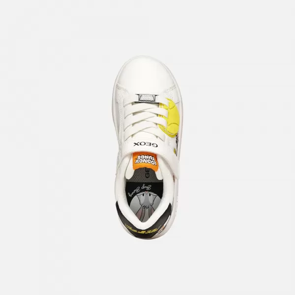  Turnschuhe für Jungen GEOX ECLYPER J65LSE054FUC0404 WEIß 