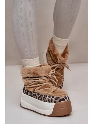 Damenschuhe BIG STAR OO274A207 BRAUN/BEIGE Big Star Shoes