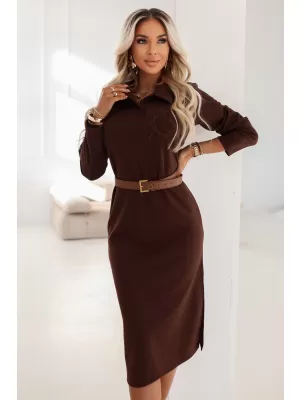 Kleid NUMOCO 649-1 SCHOKOLADE
