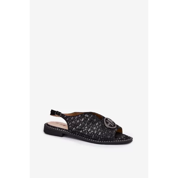  Damensandalen S.BARSKI KV51-094 SCHWARZ 