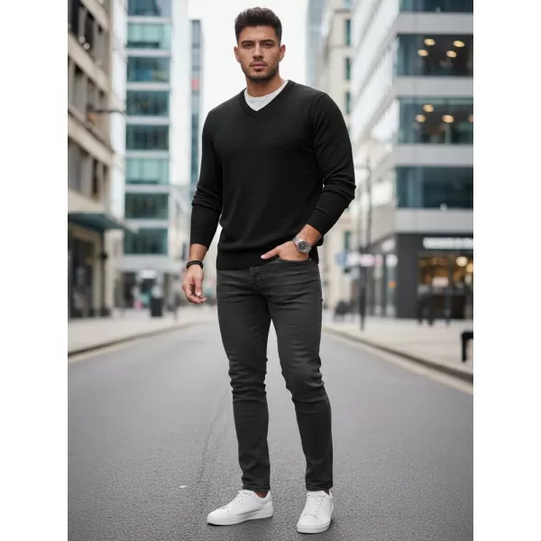 Herrenpullover DSTREET WX2314 SCHWARZ 