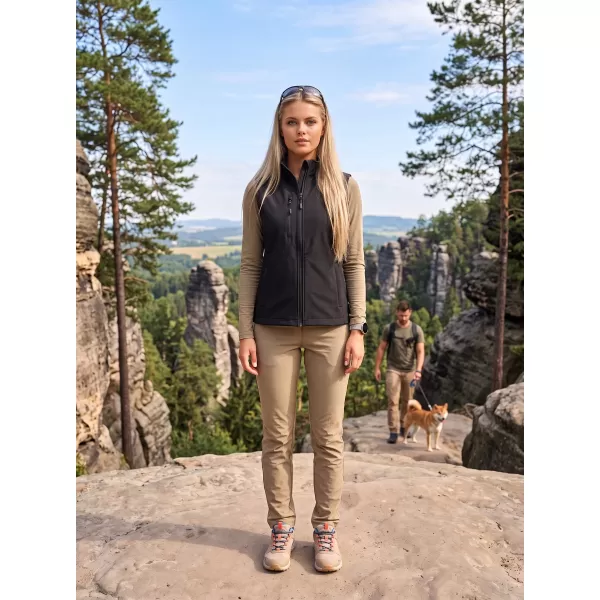  Softshellweste für Damen ALTISPORT NoPrint NP/ALW965 SCHWARZ 