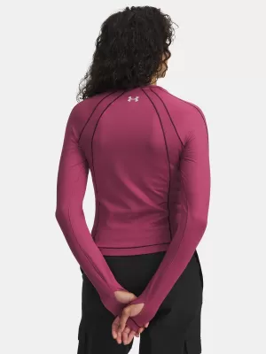 Damen-T-Shirt UNDER ARMOUR UA COLDGEAR TEXTURED CREW 6003999-659 ROT