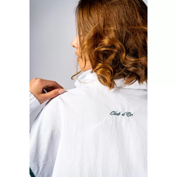  Clubhouse-Sweatshirt mit halbem Reißverschluss CLUB DOR 644 WHITE Nebbia 