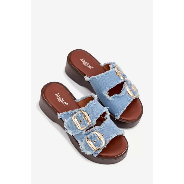  Damenhausschuhe BOTO RENELISSE 41325 HELLBLAU 