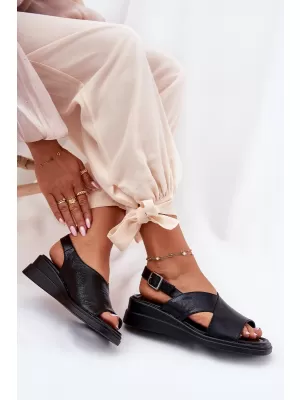 Damensandalen BOTO QUILARA 36870 SCHWARZ