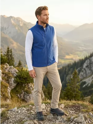 Herren-Softshellweste ALTISPORT NoPrint NP/ALM865 KÖNIGSBLAU