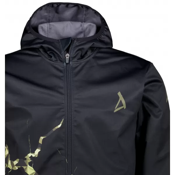 Premium-Softshelljacke für Herren ALTISPORT VOJ/ALM129JACK01 SCHWARZ/MILITÄRISCH 