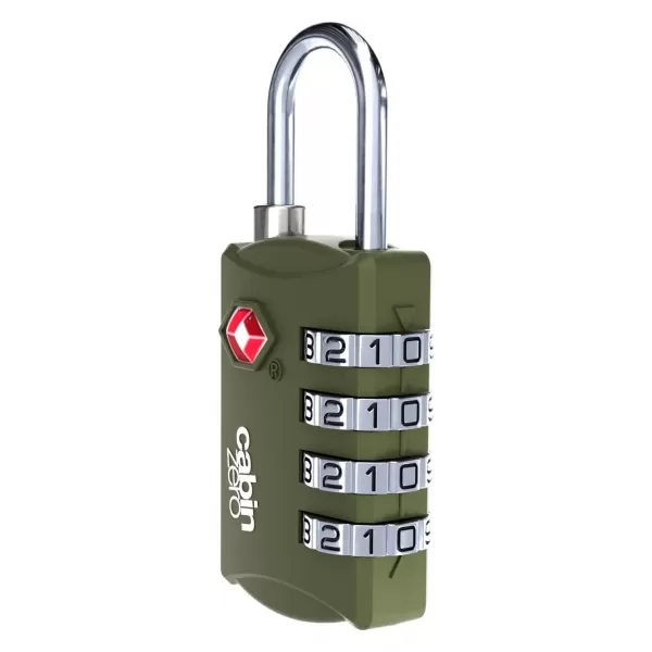  Sperren CABINZERO TSA Travel Lock GEORGISCHES KHAKI 