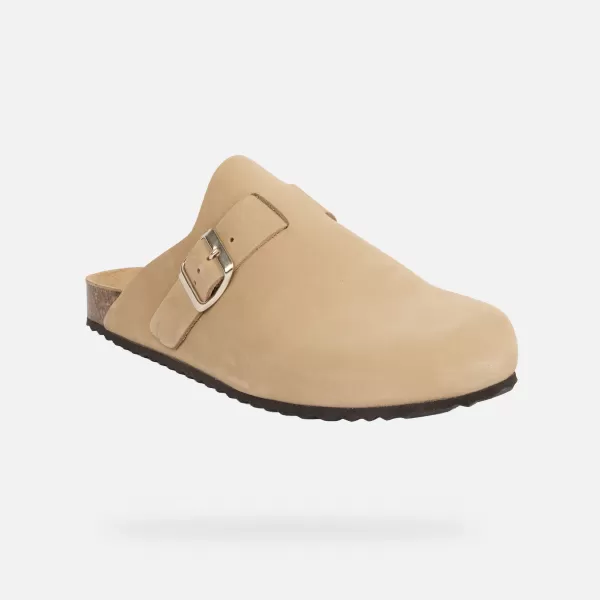  Damenhausschuhe GEOX BRIONIA G013083 BEIGE 