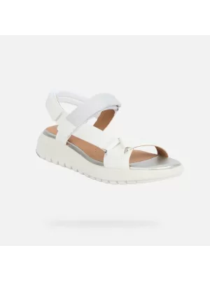 Damensandalen GEOX FLEXTRIDE S G013067 WEIß