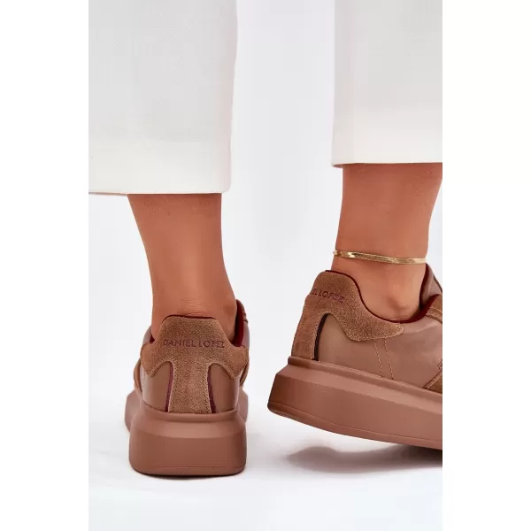  Damen-Sneaker LOPEZ JUST DARE SS2D4005 BRAUN/BEIGE Daniel Lopez Just Dare 