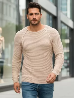 Herrenpullover DSTREET WX1578 BEIGE