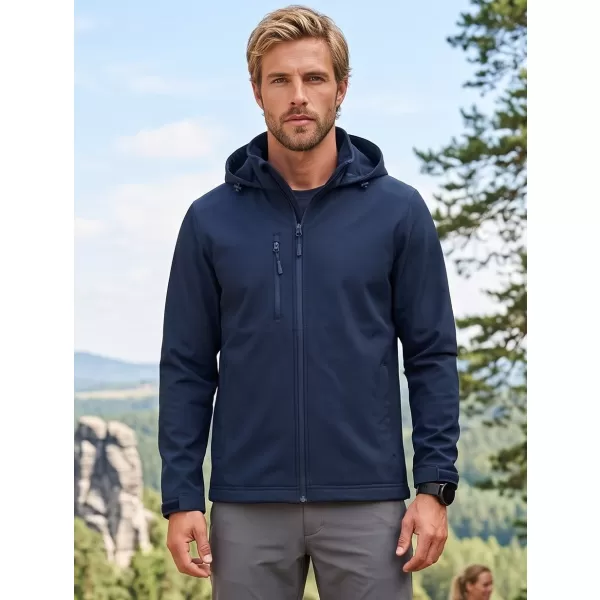  Herren-Softshelljacke ALTISPORT NoPrint NP/ALM845 MARINEBLAU 