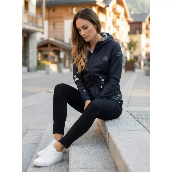  Premium-Softshelljacke für Damen ALTISPORT VOJ/ALW077JACK01 SCHWARZ 