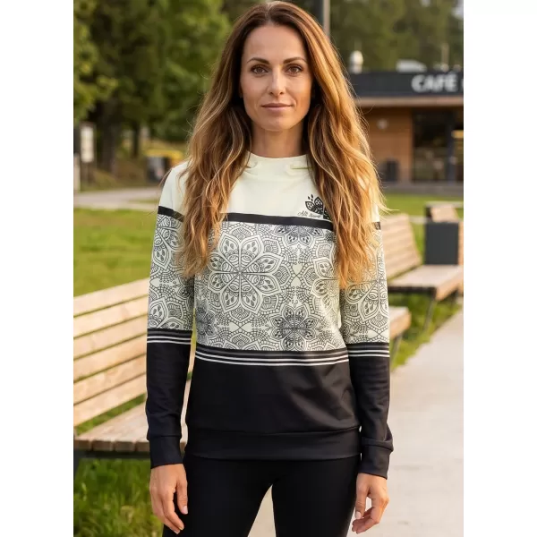  Hochwertiges Funktions-Sweatshirt für Damen ALTISPORT VOJ/ALW023MI01 WEIß 