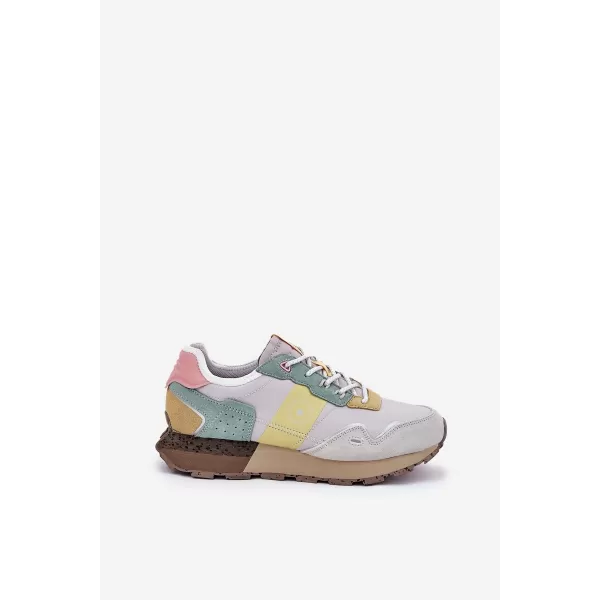  Damenschuhe BIG STAR RR274244 GELB/GRAU Big Star Shoes 