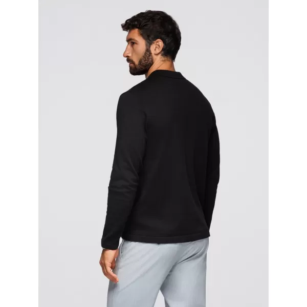  Herrenpullover OMBRE OM-POLS-0140 SCHWARZ 