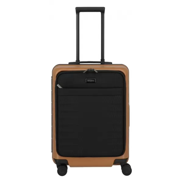  Koffer an Bord TITAN Overseas S Front pocket CANYON-BRONZE 