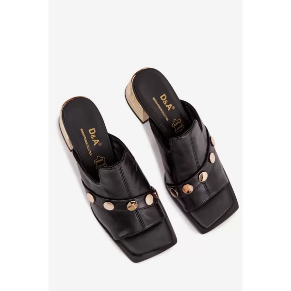  Damensandalen D&A CR61-3063 SCHWARZ 