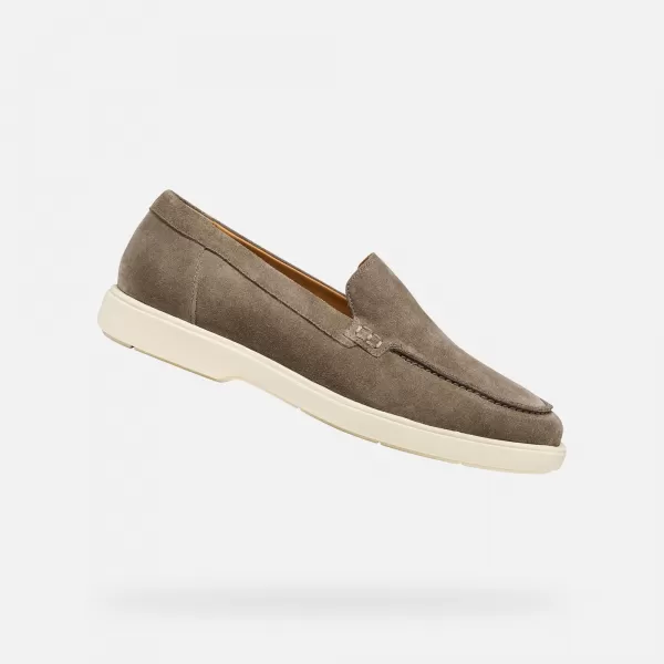  Herrenmokassins GEOX SPHERICA EC17 G014394 GRAU 