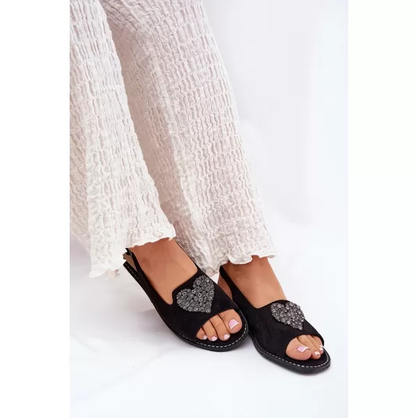  Damensandalen S.BARSKI KV27-018 SCHWARZ 