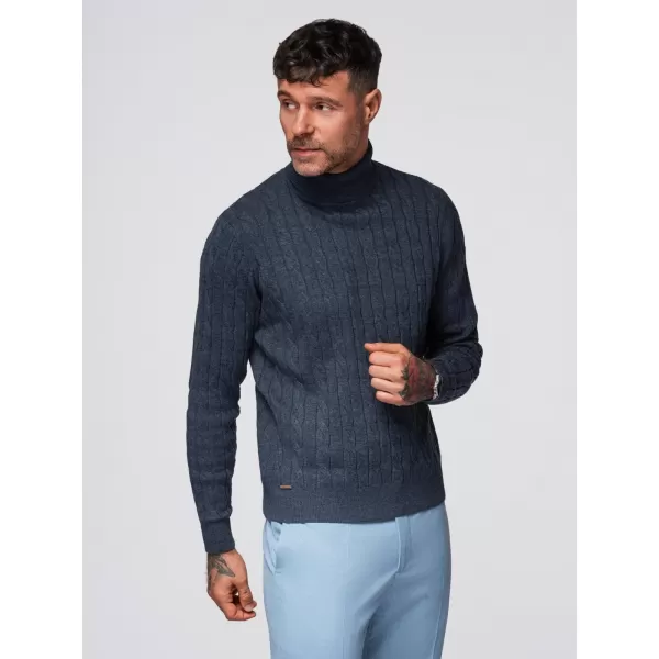  Herrenpullover OMBRE OM-SWTN-0157 MARINEBLAU 