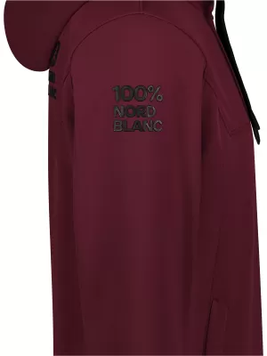 Herren-Softshelljacke NORDBLANC CANOPY NBSSM8340 BURGUND