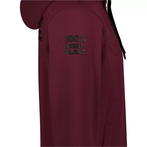  Herren-Softshelljacke NORDBLANC CANOPY NBSSM8340 BURGUND 