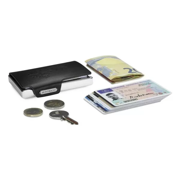  Geldbörse MONDRAGHI Silhouette Edelweiss SCHWARZ 