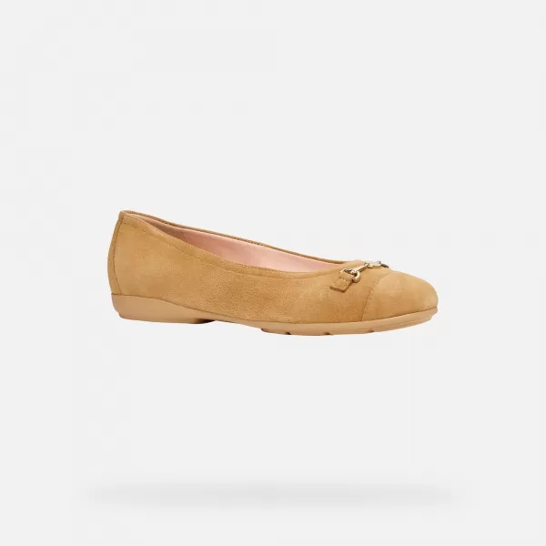  Ballerinas für Damen GEOX ANNYTAH G012968 BRAUN 